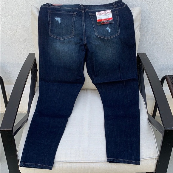 {Enjean}Size 3XL Distressed Ankle Skinny Jeans - Picture 8 of 8